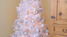 White Christmas Trees Wallpaper For Mobile#3