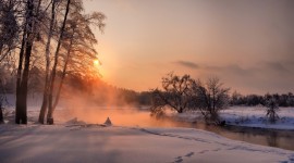 Winter Dawn Wallpaper 1080p