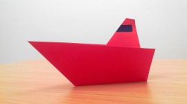Boat Out Of Paper Desktop Wallpaper HD