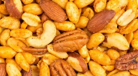 Mixed Nuts Wallpaper Background