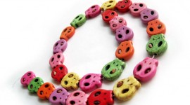Multi-Colored Beads Wallpaper#1