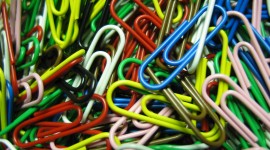 Paper Clips Wallpaper Background
