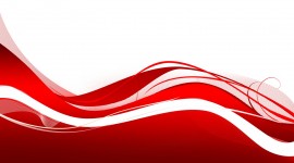 Red Waves Desktop Wallpaper HD