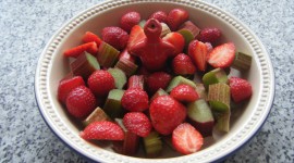 Strawberries And Rhubarb Photo#2