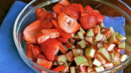 Strawberries And Rhubarb Photo#3