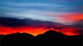 Sunset In The Mountains Photo Download