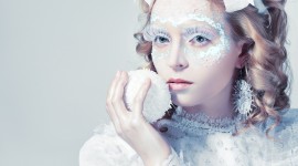 Winter Makeup Desktop Wallpaper For PC