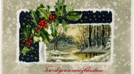 Winter Postcards Desktop Wallpaper HD