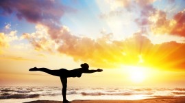 Yoga At Sunset Wallpaper Gallery