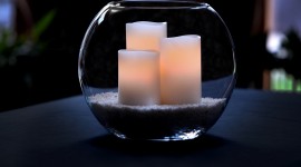 Candles In A Glass Best Wallpaper