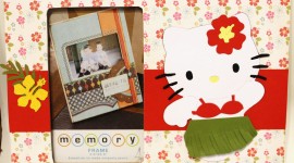Hello Kitty Photo Frame Desktop Wallpaper