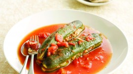 Meat With Courgettes Wallpaper For IPhone Free
