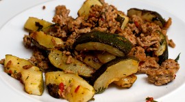 Meat With Courgettes Wallpaper Gallery