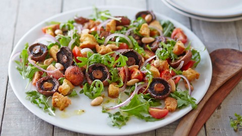 Salad With Mushrooms wallpapers high quality