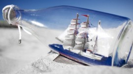 Ship In A Bottle Wallpaper For PC