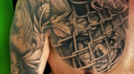 Tattoos In Chicano Style Wallpaper For IPhone