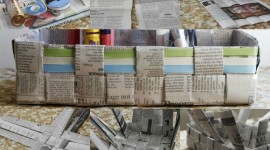 Baskets Of Newspapers Desktop Wallpaper HD