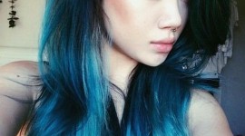 Blue Hair Wallpaper For IPhone Free