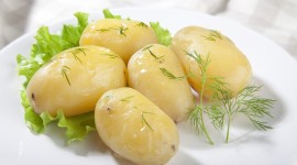Boiled Potatoes Wallpaper HQ