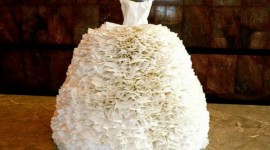 Dresses Made Of Paper Photo