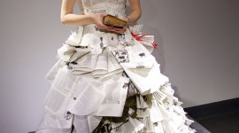 Dresses Made Of Paper Wallpaper For IPhone#2