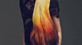 Multi-Colored Hair Wallpaper For IPhone#1