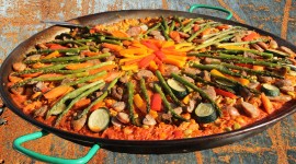 Paella With Seafood Wallpaper Free