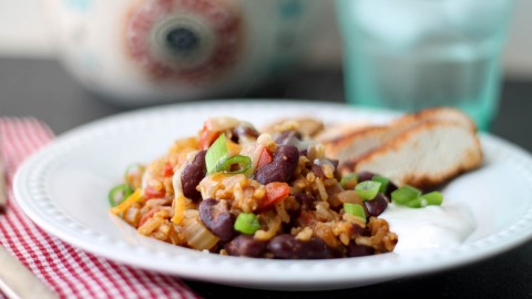 Rice In Mexican With Beans wallpapers high quality