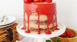 Strawberry Cake Wallpaper For Android#1