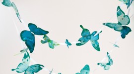 Butterfly Garland Wallpaper For IPhone