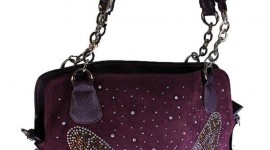 Butterfly Rhinestone Purse For Mobile