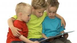 Children Read Wallpaper Full HD
