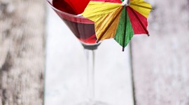 Cocktail Umbrellas Wallpaper For Mobile
