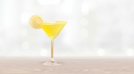 Cocktail With Lemon Wallpaper Full HD
