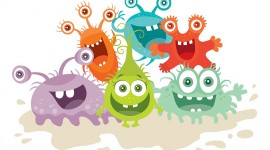 Funny Germs Wallpaper For Desktop