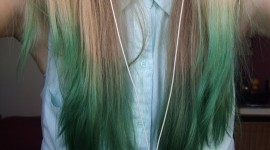 Green Hair Wallpaper Full HD