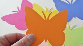 Paper Butterflies Desktop Wallpaper HD