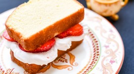 Sandwich With Strawberries Wallpaper Gallery