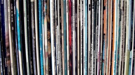 Vinyl Records Desktop Wallpaper