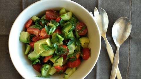 Avocado Salad With Cherry wallpapers high quality