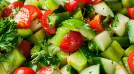 Avocado Salad With Cherry Wallpaper For IPhone 6