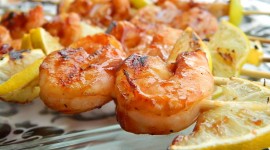 Barbecue Shrimp Desktop Wallpaper HD