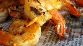 Barbecue Shrimp Wallpaper For IPhone