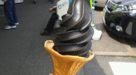 Black Ice Cream Wallpaper For IPhone Download