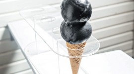 Black Ice Cream Wallpaper HQ