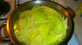 Boiled Cabbage Wallpaper Background