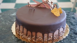 Chocolate Truffle Cake Wallpaper
