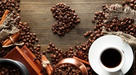 Coffee With Heart Wallpaper