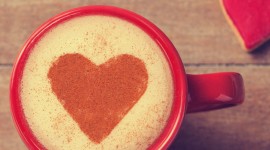Coffee With Heart Wallpaper For Android