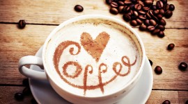 Coffee With Heart Wallpaper For IPhone